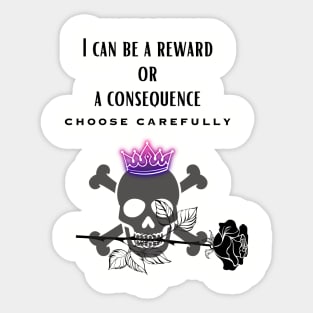 Consequence or Reward Sticker